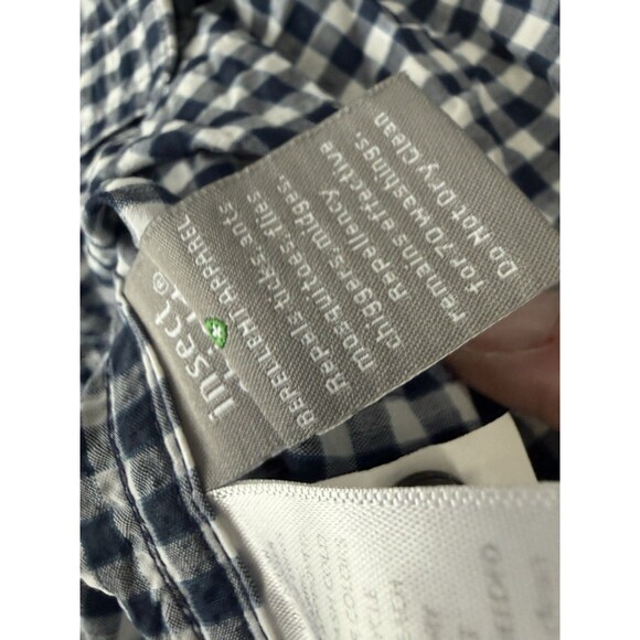 Toad & Co Shirt Mens XL Plaid Long Sleeve Button Up Insect Shield nylon poly - Picture 7 of 13